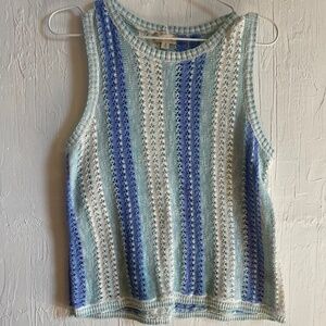 Hem and Thread Knit Top